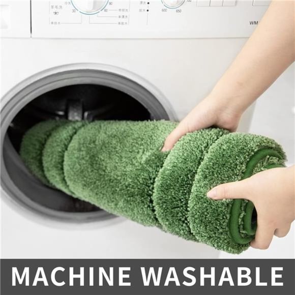 Extra Thick Bath Rugs for Bathroom - Anti-Slip Bath Mats Soft Plush Yarn Shaggy - Picture 5 of 6